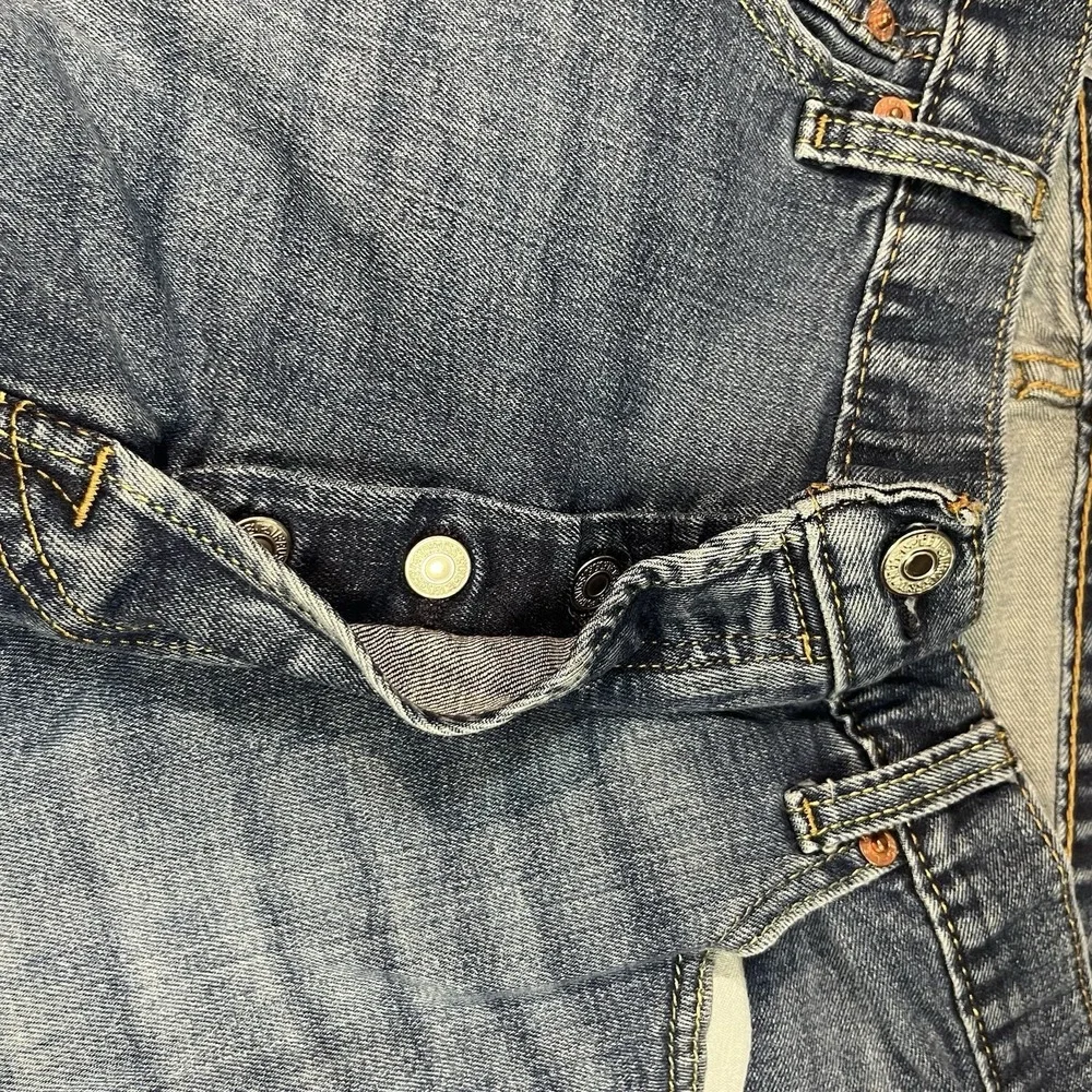 New Levis 501 Men's Jeans Original Straight Leg Button Fly Stretch 36x30 EUC